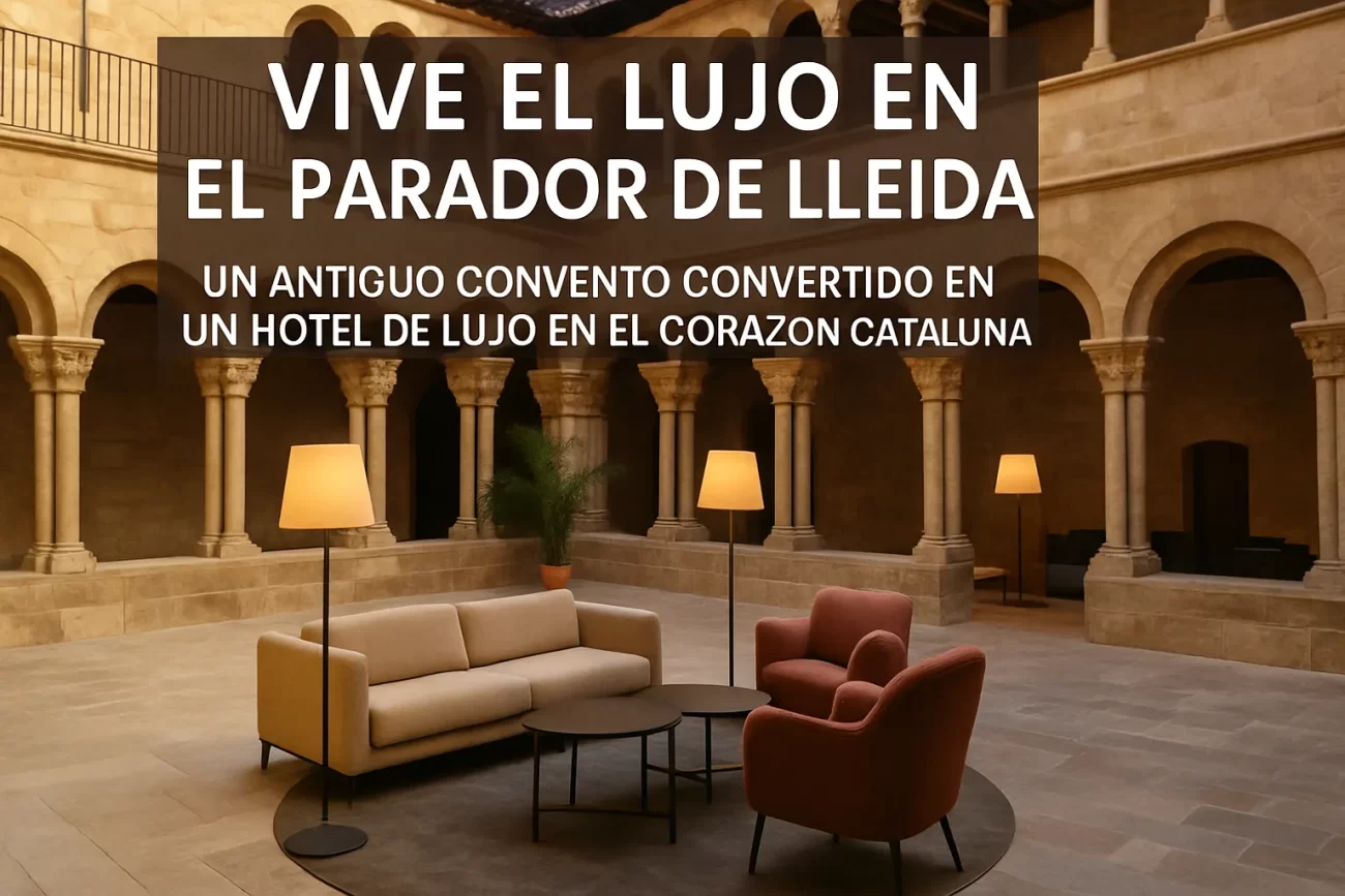 Vive el lujo en el Parador de Lleida un antiguo convento convertido en un hotel de lujo en el corazón de Cataluña