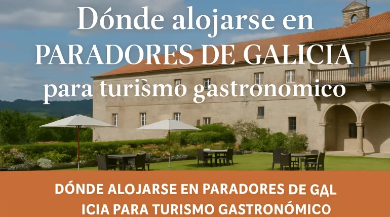 Dónde alojarse en Paradores de Galicia para turismo gastronómica
