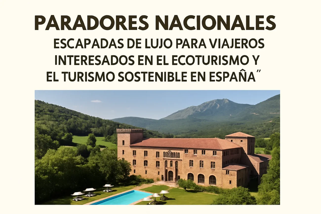 Paradores Nacionales: Escapadas de lujo para los viajeros interesados en el ecoturismo y el turismo sostenible en España