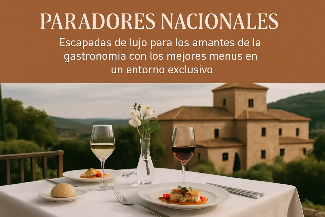 Paradores Nacionales: Escapadas de lujo para los amantes de la gastronomía con los mejores menús en un entorno exclusivo
