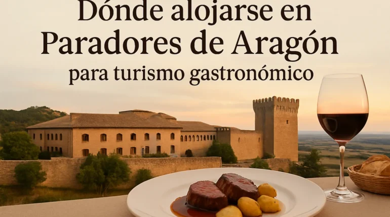 Dónde alojarse en Paradores de Aragón para turismo gastronómica