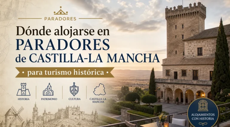 Dónde alojarse en Paradores de Castilla-La Mancha para turismo histórica