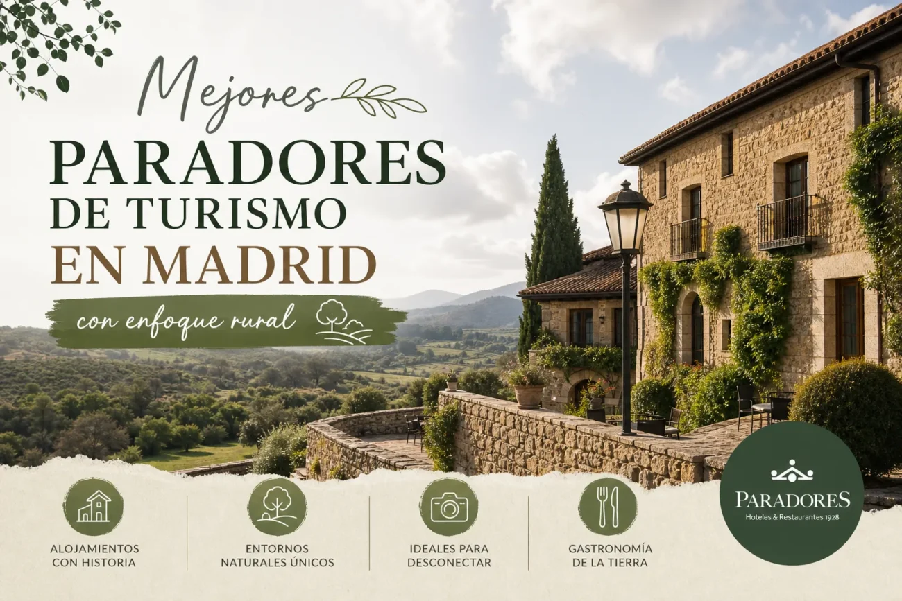 Mejores Paradores de turismo en Madrid con enfoque rural