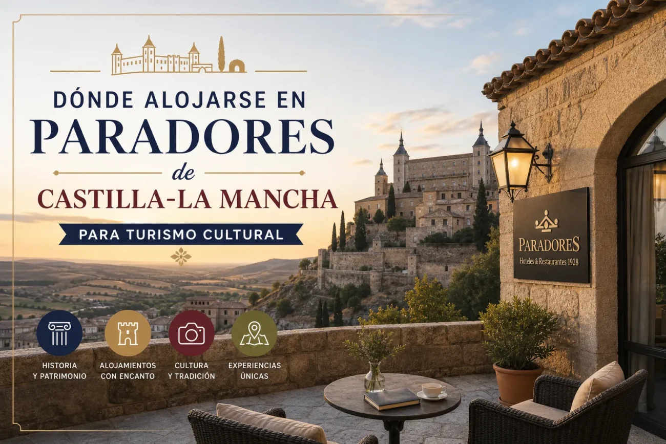 Dónde alojarse en Paradores de Castilla-La Mancha para turismo cultural