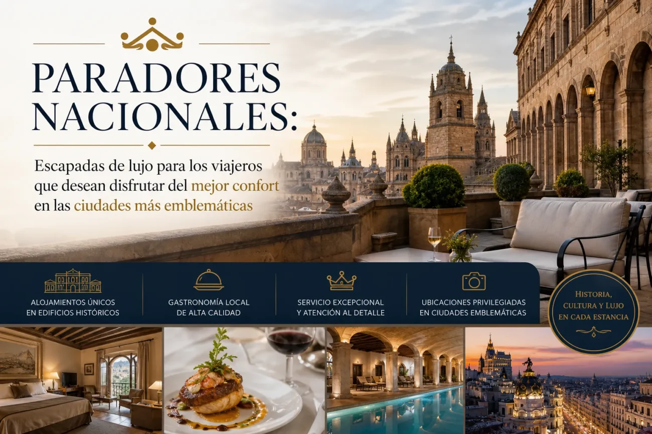 Paradores-Nacionales-Escapadas-de-lujo-para-los-viajeros-que-desean-disfrutar-del-mejor-confort-en-las-ciudades-mas-emblematicas | Paradores.tv Paradores Nacionales: Escapadas de lujo para los viajeros que desean disfrutar del mejor confort en las ciudades más emblemáticas